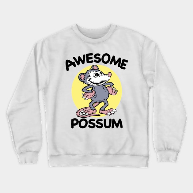 Awesome Possum Crewneck Sweatshirt by PnJ